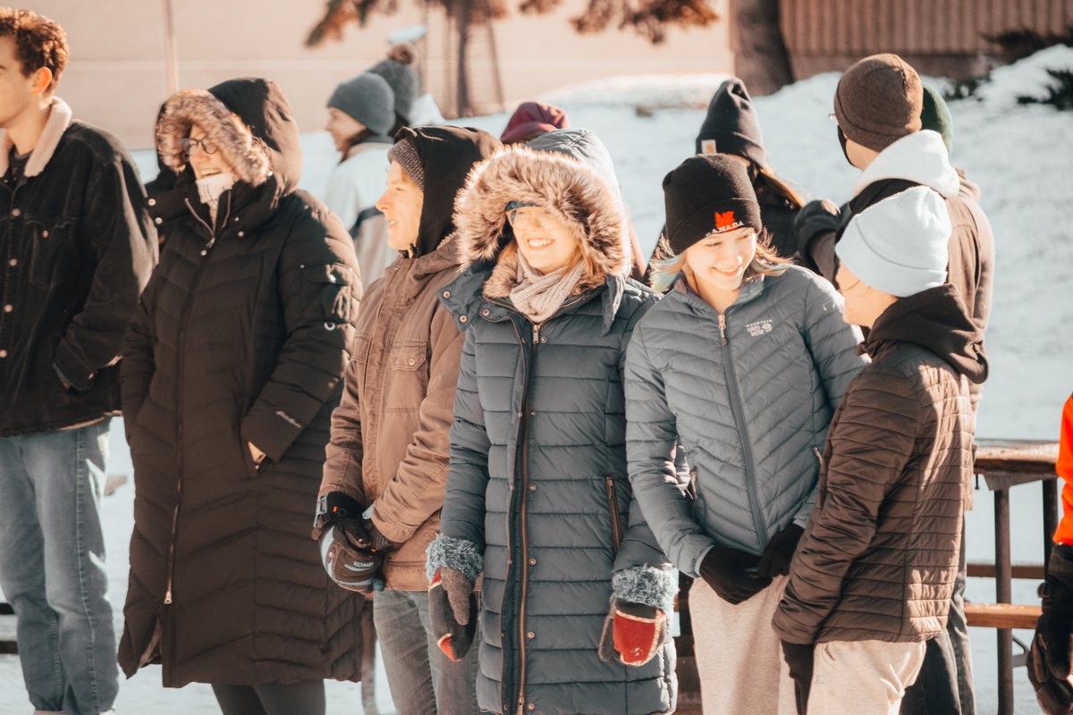 CMUwpg's tweet photo. Today students, staff, and faculty braved the cold to celebrate Tuition Freedom Day, a day to thank our donors and all the support they give to learning at CMU.
#CMUwpg #bepartofthedifference https://t.co/Vx4ze1ArLE