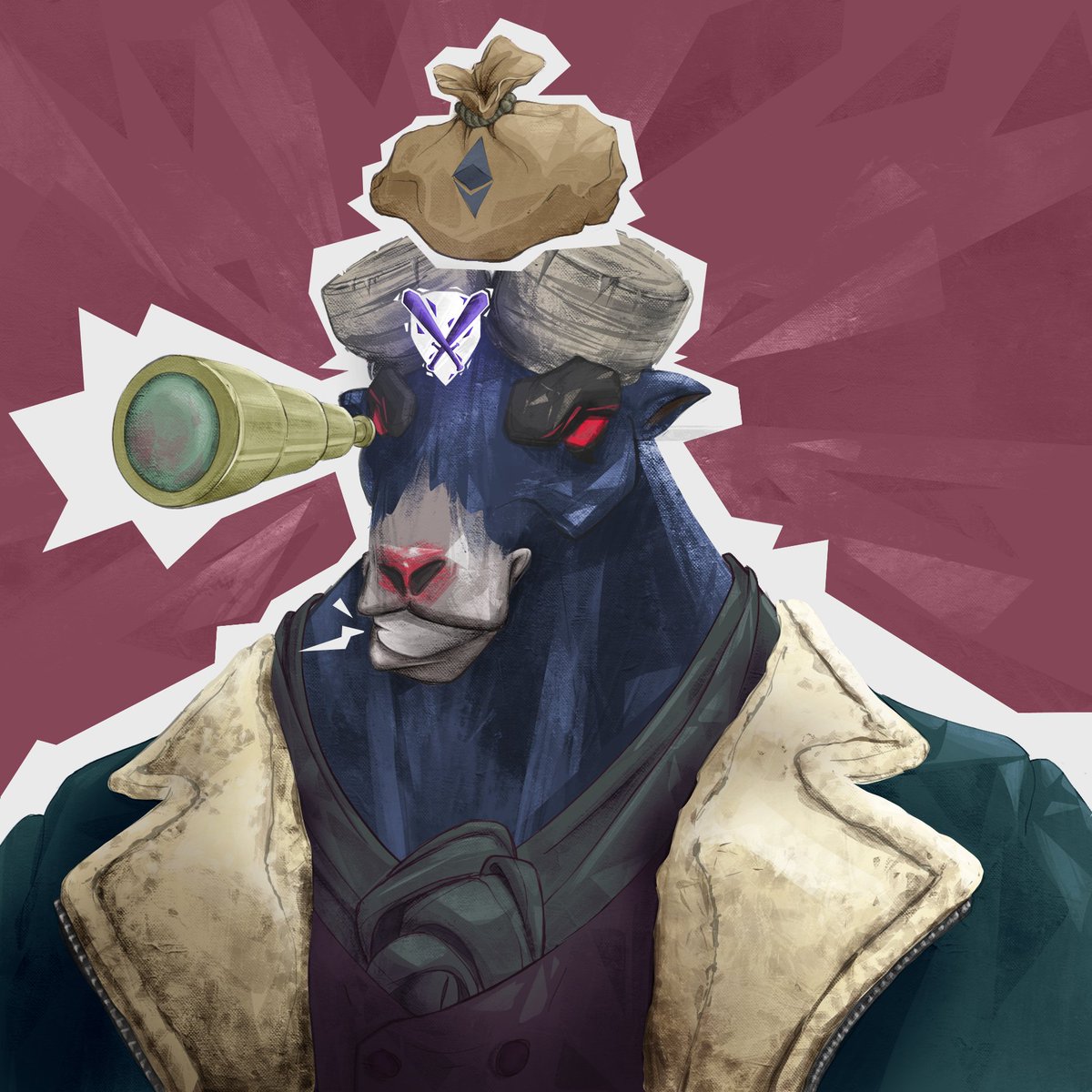 Rams_Syndicate's tweet photo. ‼️ 'Finders keepers' is for sure the motto of this Copper, better hide your goods. 🚨

You know what else he sees? Our Pre-sale ‼️ Which starts at 4 PM UTC this Sunday ‼️

Join us on Discord:
https://t.co/RhSUyhNBys
https://t.co/vA2Pl39kng

#NFTs #NFTCommunity #RamsSyndicate https://t.co/mRpNP2anE3