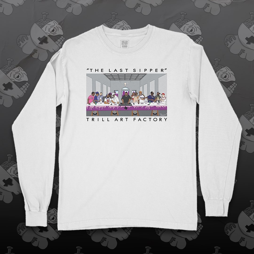 TrillArtFactory's tweet photo. New Long Sleeves are available in our Classic Last Sipper design!☠️🍇

https://t.co/AlGY597ZcQ
—
 #Houston #Streetwear https://t.co/rGWYfB1WKU