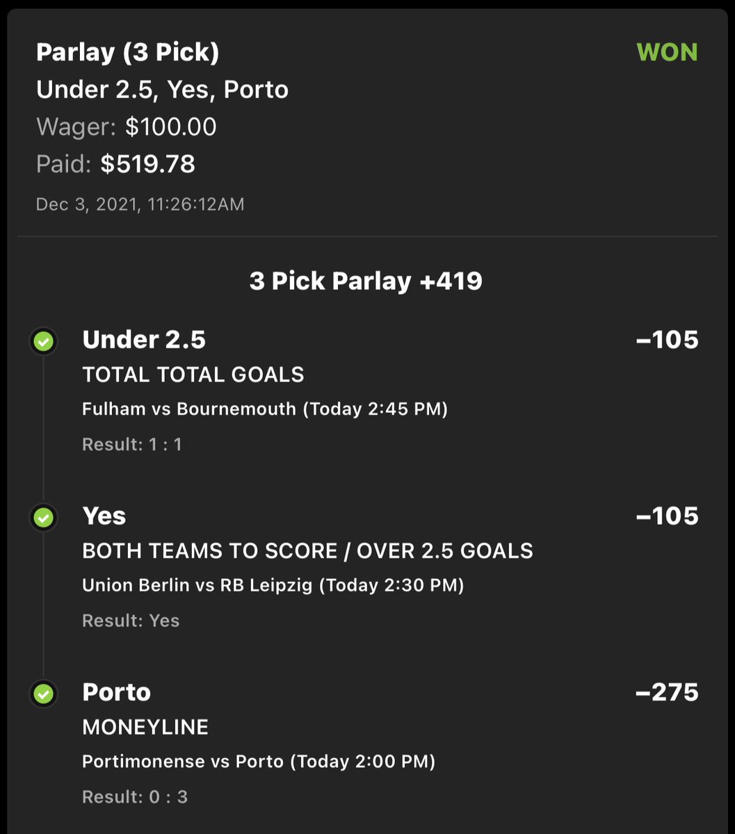PLUS__MONEY's tweet photo. 🤮✅✅✅ #GreenGoblin #GamblingTwitter #fanduelisfantastic #pickwise @Pickswise #vsin #SportyBet #Parlay #sportsbettingpicks #bettingpicks #bettingtwitter #DraftKings #Futbol ⚽️⚽️⚽️🤌🏻 https://t.co/YrQIQuiaPu