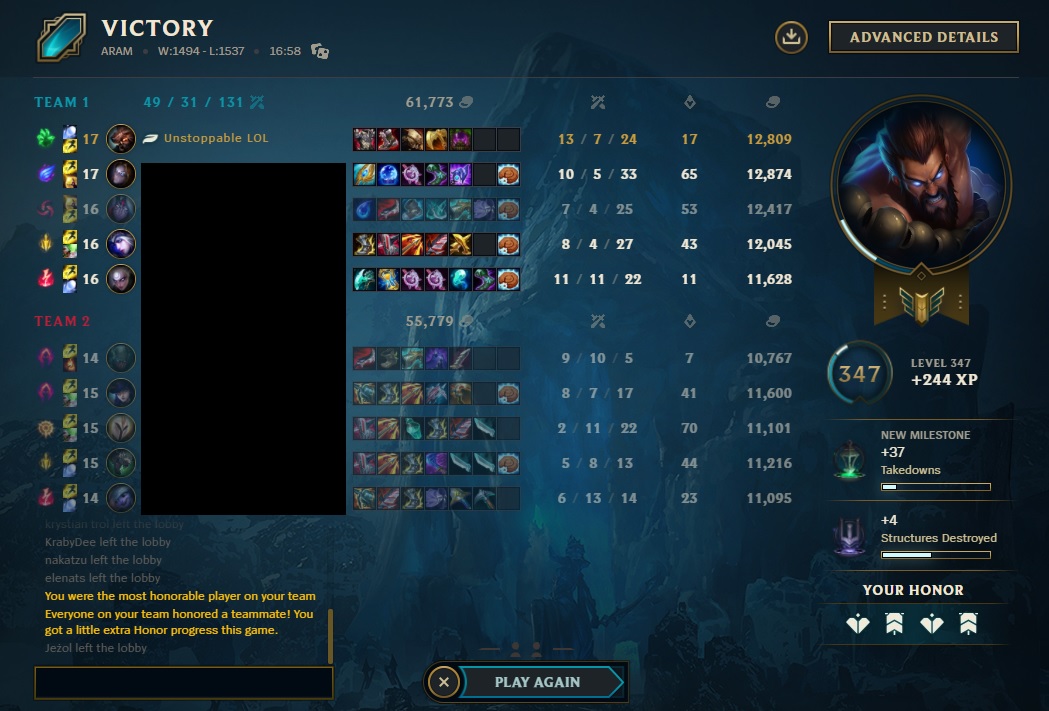 Unstoppable LoL is dead tweet media