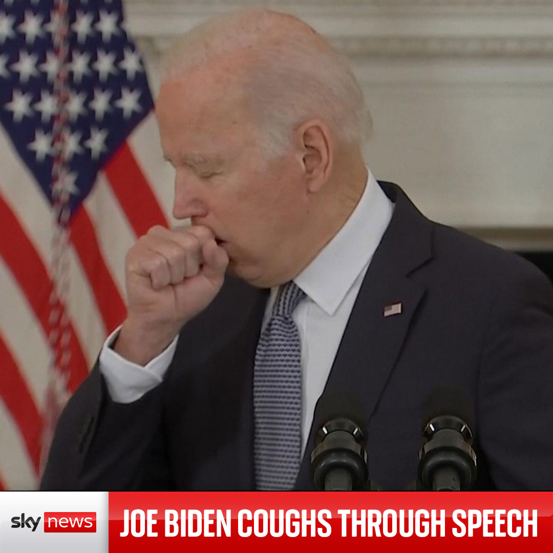 Sky News on Twitter "Joe Biden said he caught a cold from his grandson