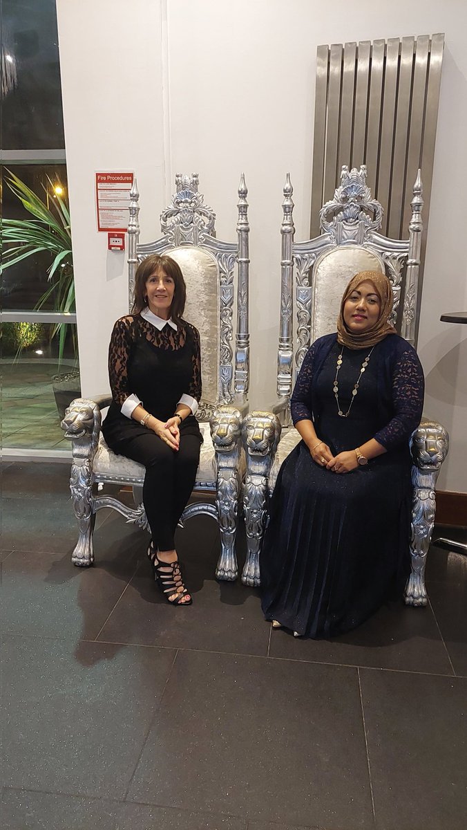 Jacqui and Rukeya looking regal tonight at the REN awards. @MiahRukeya @Mel_Pickup @grainneeloi11 @Phillipahubbar1 @theresepatten13 @ActAsOneBDC