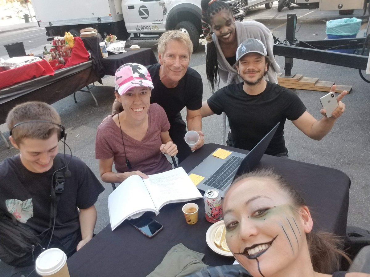 Crew is always my favourite 💗❤️‍🔥💖💕🥳🙌🏽 the film wouldn’t look as good without these folks!!! ⁦<a href="/BDisgusting/">Bloody Disgusting</a>⁩ ⁦<a href="/adamshermanfilm/">Adam Sherman</a>⁩ ⁦<a href="/CrankedUpFilms/">Cranked Up Films</a>⁩ #ThisGamesCalledMurder
