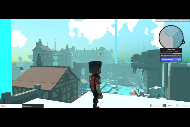 JustinRomain12's tweet photo. @TheSandboxGame Digging the view! #riddlemethis https://t.co/nlv1jbXyN3