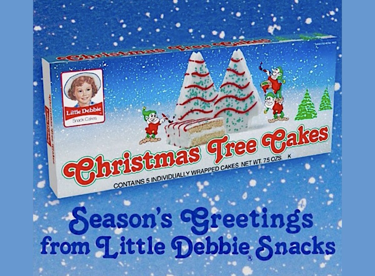 RetroNewsNow's tweet photo. 🎄In 1985, Little Debbie introduced its Christmas Tree Cakes https://t.co/0Eu00039fT