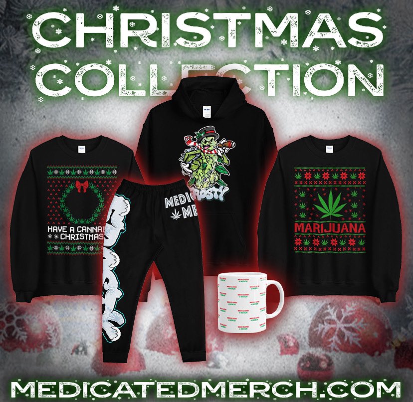 MedicatedMerch's tweet image. If you’re looking for dope holiday merch this year go check out our Christmas collection! 🎅💨

medicatedmerch.com

#Christmas #Xmas #collection #holidays #merch #UglyChristmasSweater #hoodies #joggers #Mugs #StayWarm #shoponline