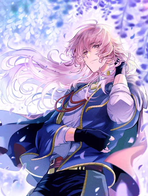 グラブルのユリウスが帰って来てない時に描いたやつを掘り起こしました。帰ってきてよかった今年… 