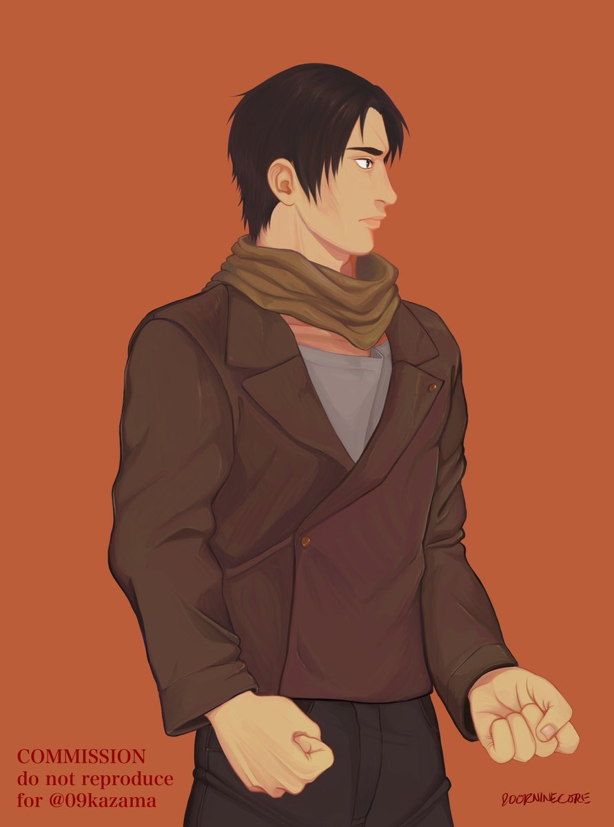 doorninecore's tweet photo. [ commission ] of @09kazama's character! https://t.co/lcnGbEGA3i