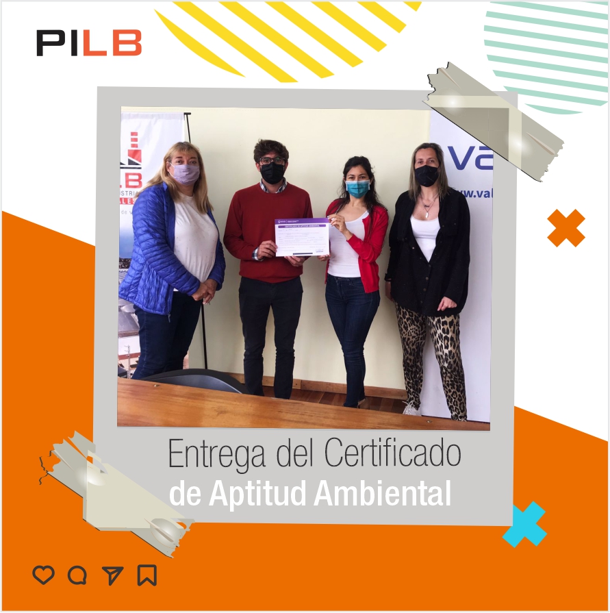 La firma Valot, radicada en La Bernalesa, recibió el certificado de Aptitud Ambiental, de manos del municipio de Quilmes.