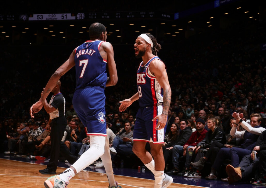 Nets247I's tweet photo. I Nets non offrono spettacolo, ma trovano comunque il modo di vincere contro i Timberwolves dell'ex D'Angelo Russell.

➡️ https://t.co/460PyrgZDq

#NetsvsTimberwolves #Nets #KD https://t.co/bJMJU27dQ3