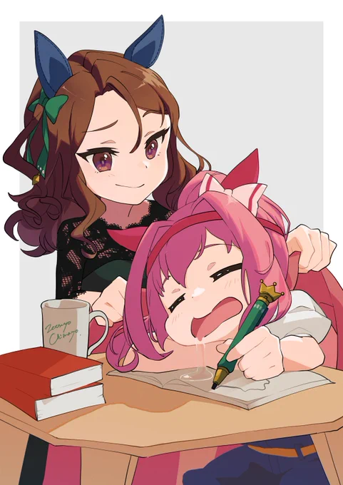 がんばり屋さん
#illustration #ウマ娘 #ハルウララ #キングヘイロー 