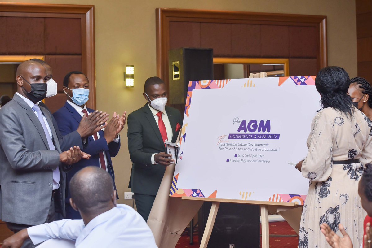 SurveyorsofUG's tweet photo. The 6th Annual Surveyors Conference Theme: “Sustainable Urban Development: The Role of Land and Built Environment Professionals”

Conference Date 1st &amp; 2nd April 2021 https://t.co/rNOfb59QmO