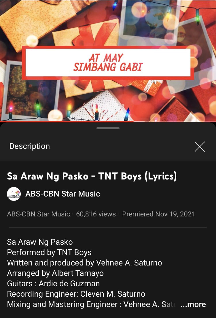 _mackiesquad's tweet photo. This is a sign for you to stream daily 'Sa Araw Ng Pasko' in all digital streaming platforms. 

#ShowtimeUnlimiTEDSaya
TNTBoys OnShowtime https://t.co/t9bpae3IZN