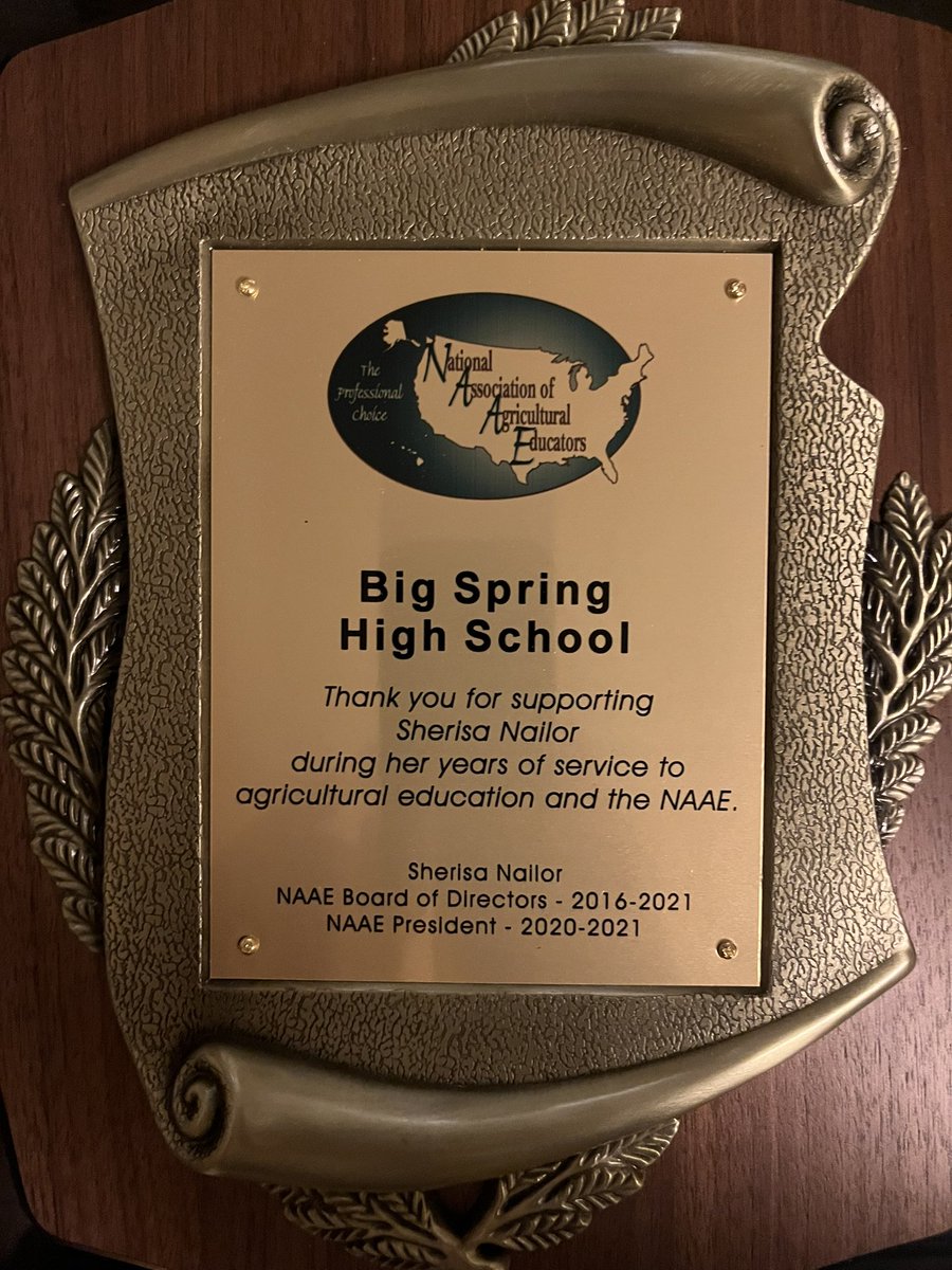 Congratulations <a href="/snailor5/">Sherisa Nailor</a> on tremendous leadership to the National Association of Agricultural Educators!  Your Bulldog Family is always #bssdproud of you!!!