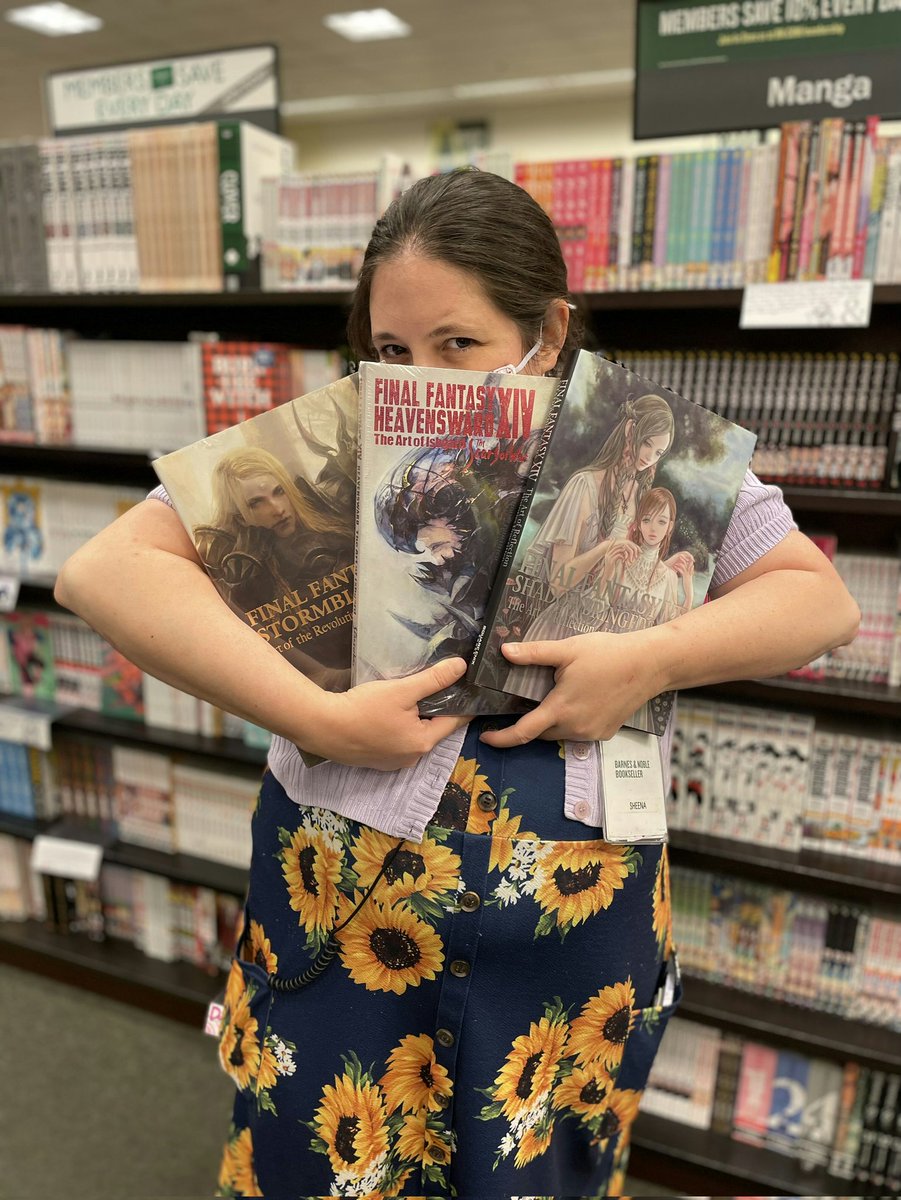 bnmiramesa's tweet photo. Early access for Final Fantasy XIV Endwalker dropped today and we know the queues are long.  Why not have a beautiful art book to flip through while you wait?  Come check out our selection and get yours today!
#bnmiramesa #142bn #ffxivendwalker #squareenix #finalfantasyxiv https://t.co/NMRceVynKu
