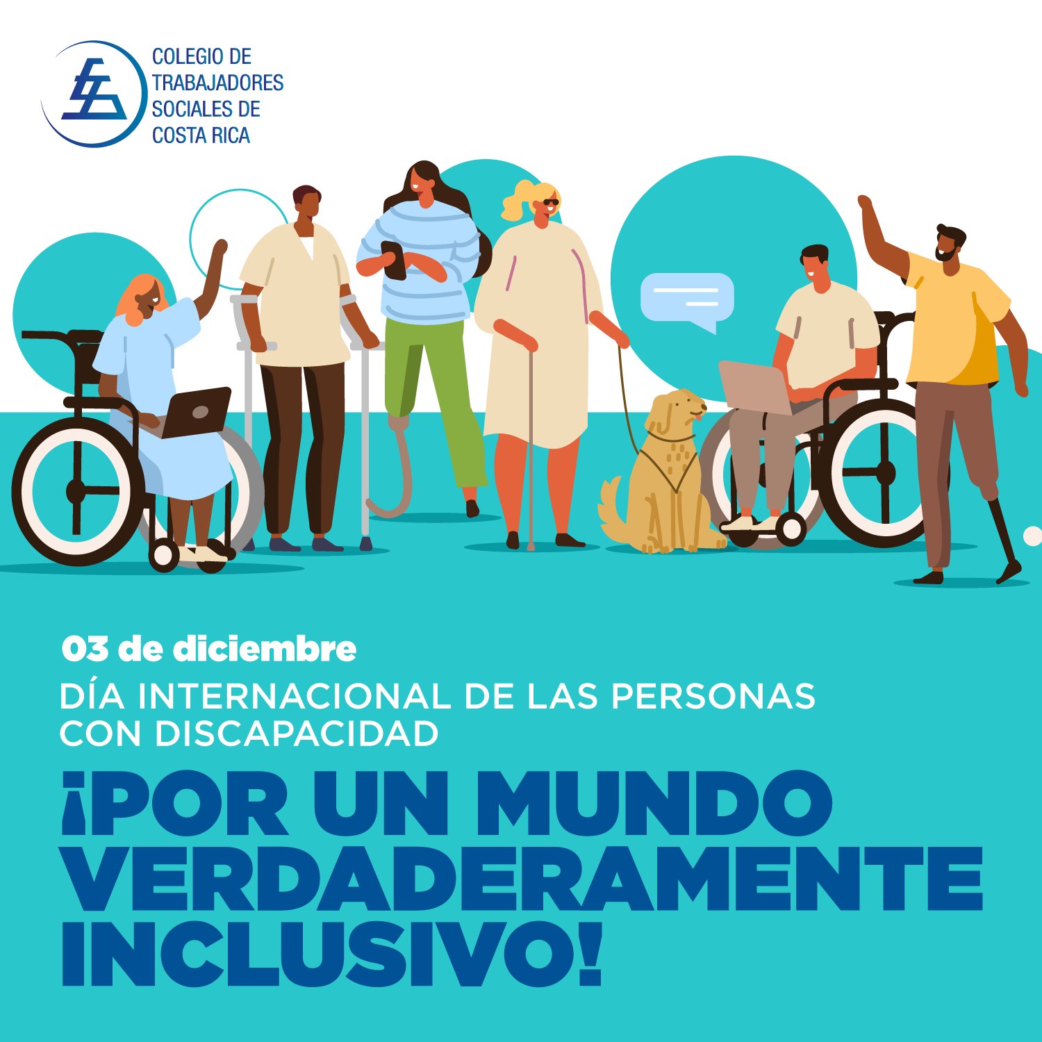 COLTRAS on "#conmemoración Trabajo Social en la activa por la promoción y exigibilidad de los derechos humanos, hace un llamado para promover bienestar de las personas con discapacidades de
