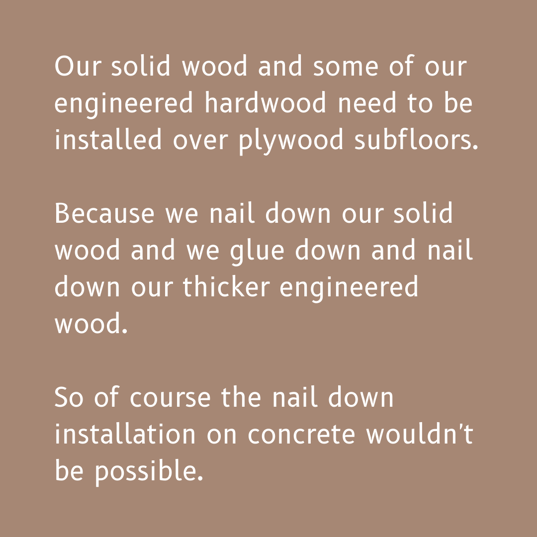 FlooringMy's tweet photo. What type of flooring can you install over concrete? 

#flooring #flooringinstallation #hardwoodfloors https://t.co/LnxKHpqf4z