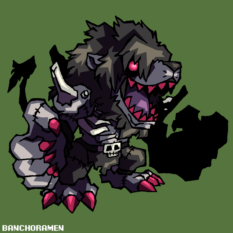 bancho_ramen's tweet photo. Random Digimon 28/??? Ver. VIRUS ☠☠☠

#Digimon #digimonsurvive 
#DigimonGhostGame  #donedevimon #growlmon #madleomon #ogremon #traditionalart #digitalart #liners #pigmasakura #Fanarts https://t.co/BnZg5ovZQD
