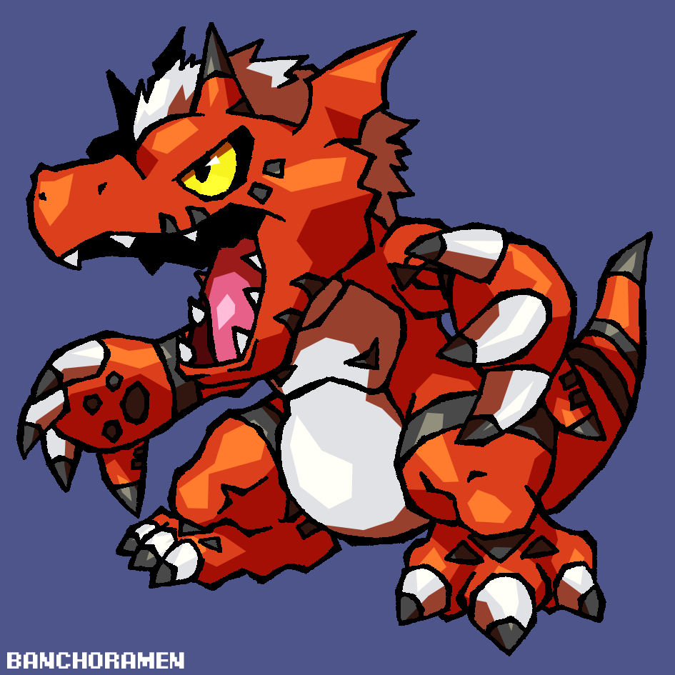 bancho_ramen's tweet photo. Random Digimon 28/??? Ver. VIRUS ☠☠☠

#Digimon #digimonsurvive 
#DigimonGhostGame  #donedevimon #growlmon #madleomon #ogremon #traditionalart #digitalart #liners #pigmasakura #Fanarts https://t.co/BnZg5ovZQD