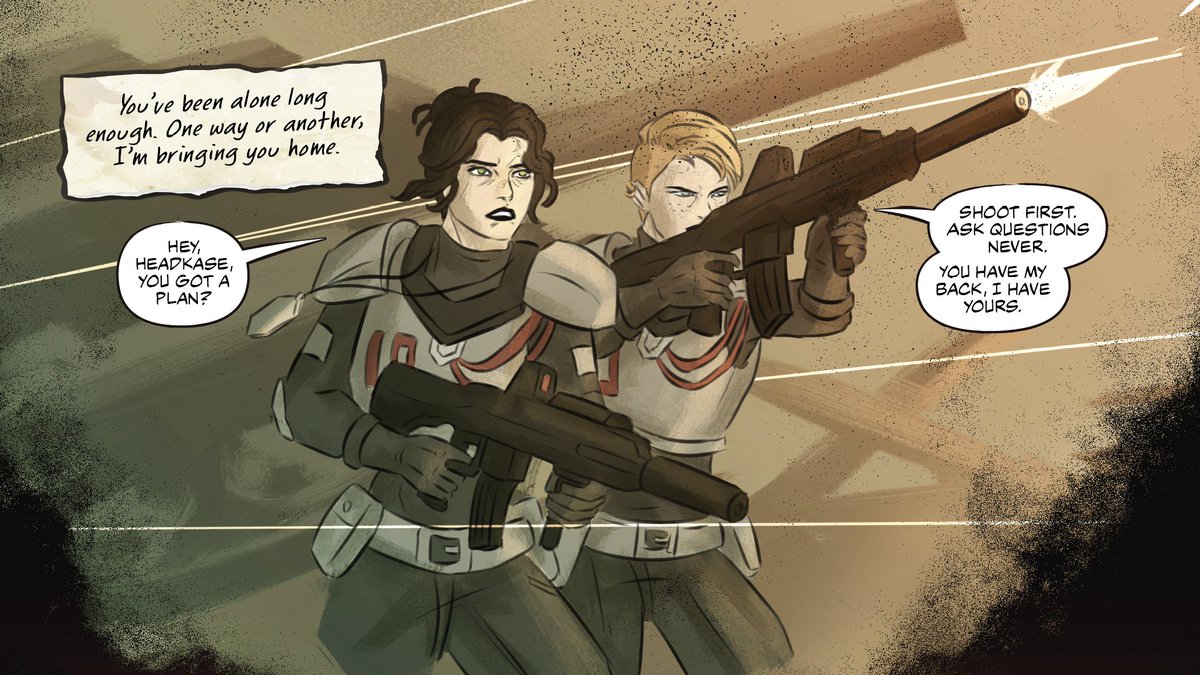 FellHound_'s tweet photo. In the Rao-verse we don't say "I love you" we say "You have my back, I have yours" and I think that's beautiful 🥺 #CommanderRao https://t.co/wW44QOx5hp