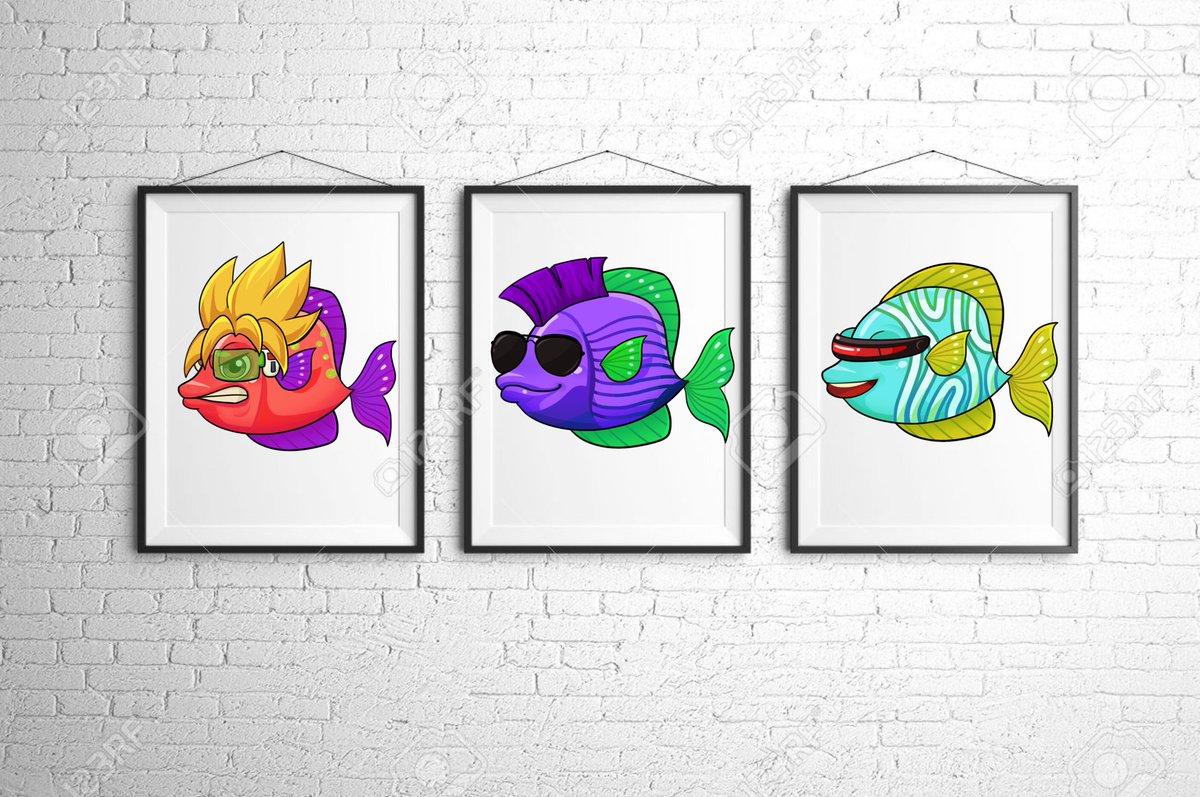 MetaFishCrew's tweet image. would you buy these fine pieces of art?