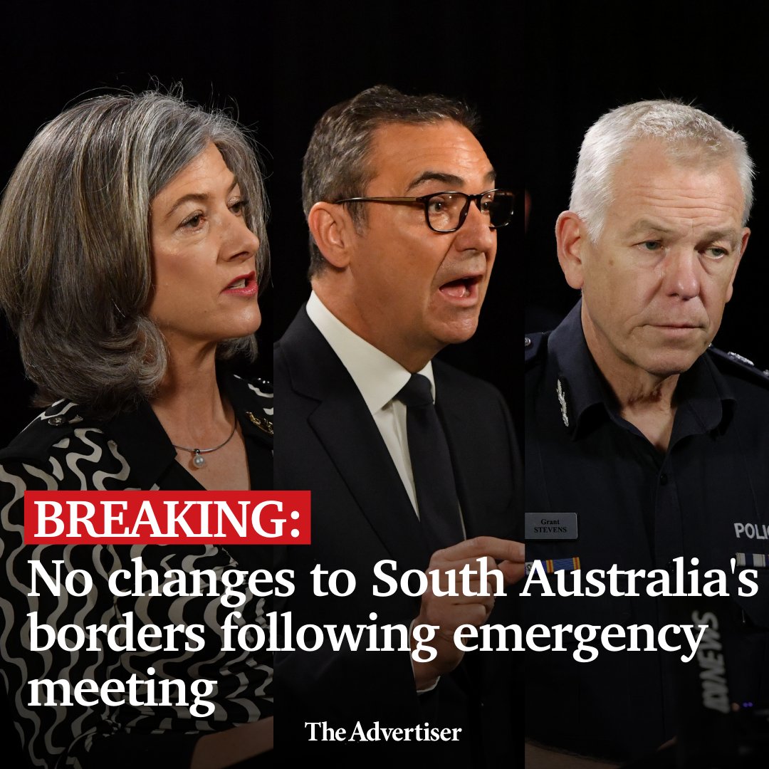 BREAKING: Authorities have announced that South Australia's border with NSW, Victoria and the ACT will remain open despite concerns over the Omicron #Covid19 variant. Latest: bit.ly/3IiZaZK What do you think of the decision? #TheAdvertiser
