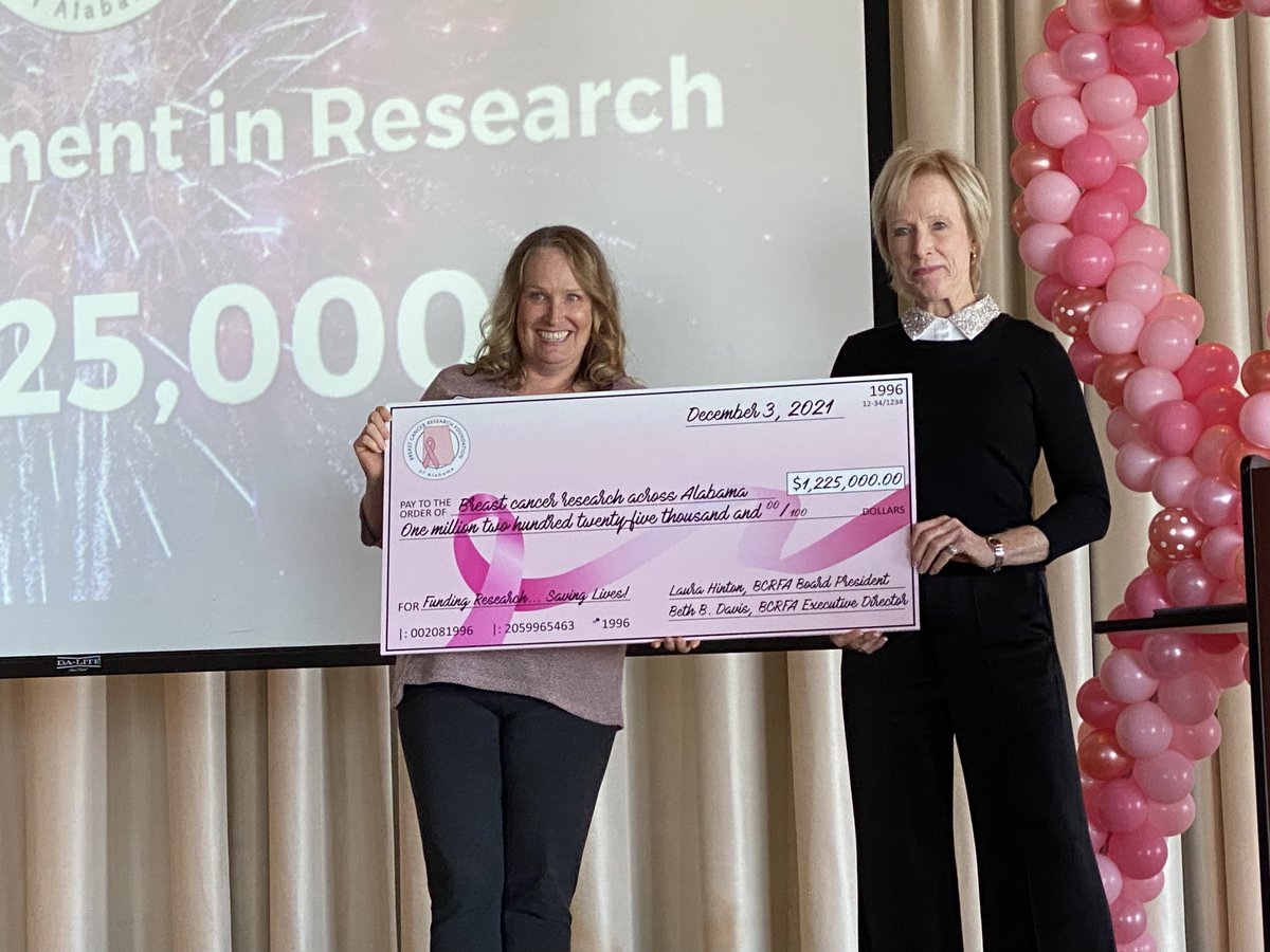 Barry Sleckman (@barrysleckman) on Twitter photo Breast Cancer Research Foundation of Alabama raised a record $1,225,000 this year to fight breast cancer through supporting research at Alabama institutions. Bravo! <a href="/BCRFAlabama/">Breast Cancer Research Foundation of Alabama</a> <a href="/ONealCancerUAB/">UAB O'Neal Comprehensive Cancer Center</a> Breast Cancer Research Foundation of Alabama raised a record $1,225,000 this year to fight breast cancer through supporting research at Alabama institutions. Bravo! <a href="/BCRFAlabama/">Breast Cancer Research Foundation of Alabama</a> <a href="/ONealCancerUAB/">UAB O'Neal Comprehensive Cancer Center</a>