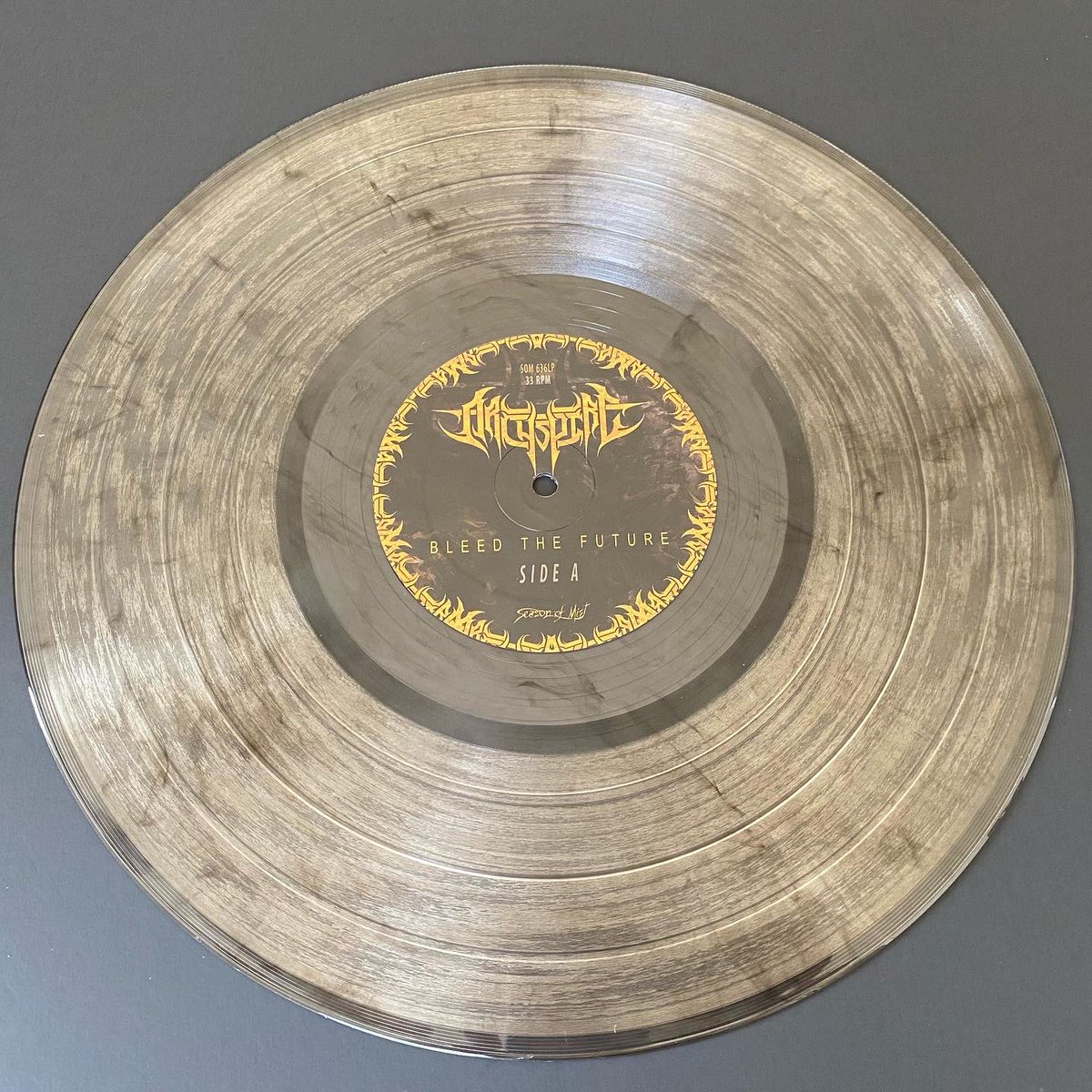newmetalalbums1's tweet photo. ARCHSPIRE - Bleed the Future Crystal Clear/Black Marbled Vinyl in deluxe gatefold with gold foil, spot gloss lacquering and soft touch lamination. Shipping now using https://t.co/OiAyie6lj5 #archspire #bleedthefuture #deathmetal #vinylcommunity #vinylcollector #vinylcollection https://t.co/uEJbtfXPpi