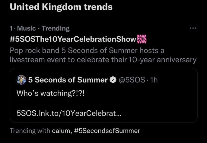 wallsftcalm's tweet photo. wouldn’t dare call them a boy band🙏 #10YearsOf5SOS #5SOSThe10YearCelebrationShow https://t.co/8XDZBQnjC8