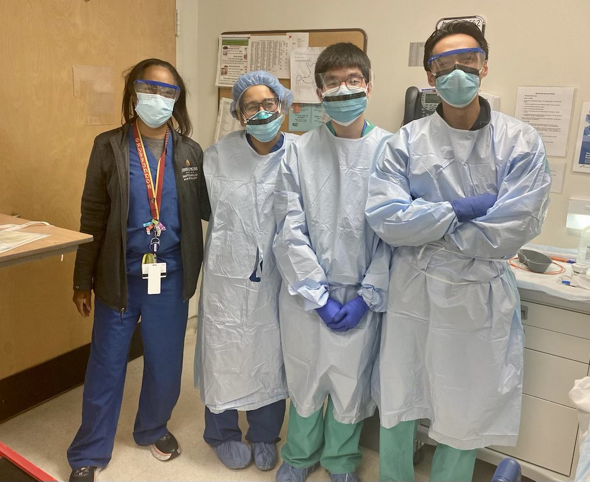 When the attending who taught you your first PEG tube watches you supervise your fanastastic #GIfellows! #circleoflife a few of the joys of #academia #GITwitter <a href="/AmCollegeGastro/">ACG</a> #TGIF