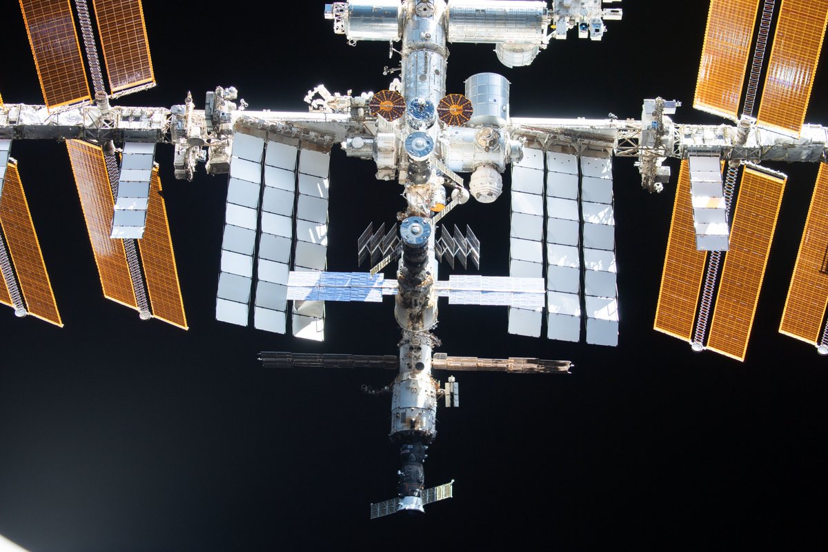 international space station its thrusters friday