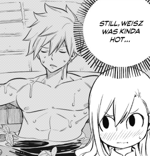 teh_zeldamaster's tweet photo. She accidentally walked in when Weisz was in Edens Spa and now she can't get the image out of her head๐ณ (can't blame her tbh!!)
#EdensZero #Weicca https://t.co/d5ahHjvYvB