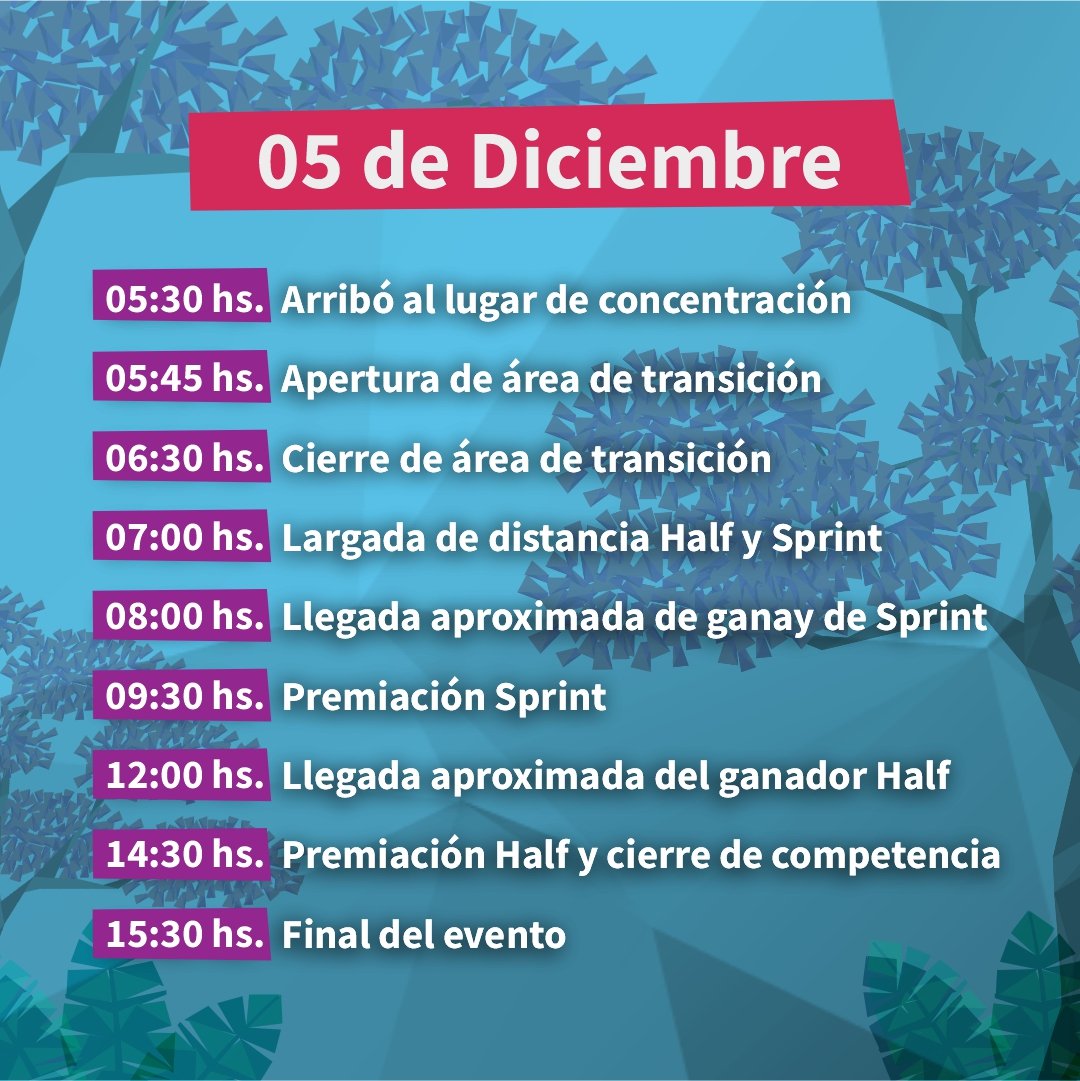 Este 4 y 5 de diciembre se realizará el Triatlón "Copa Aves Argentinas" en el Balneario Costa Sur, organizado en conjunto por Tri Misiones, Aves Argentinas  y la Dirección General de Deportes de la Municipalidad de Posadas.
#PosadasLindaDeNuevo 🌸🌱🌺
#PosadasDeportiva ⛹🏻‍♂️🤸🏻‍♀️🚣