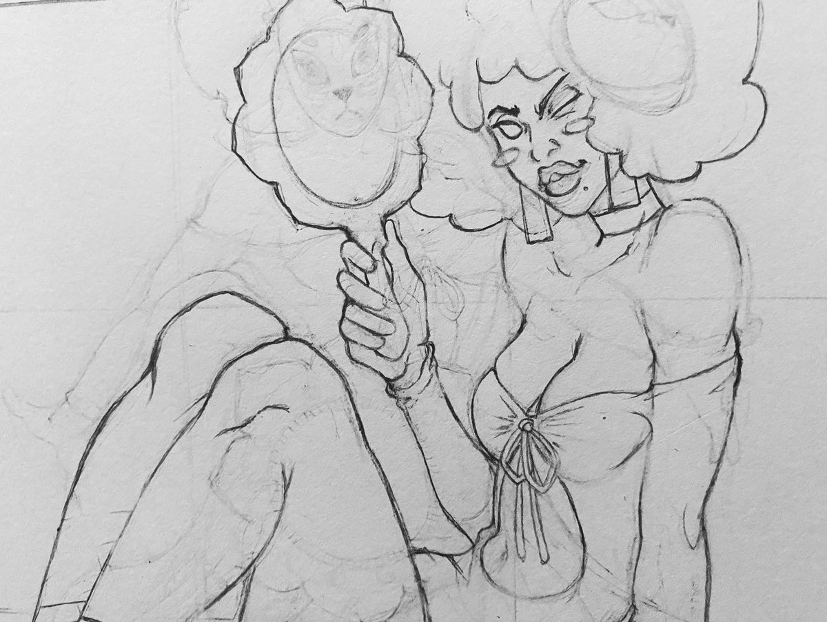 Pupils were nonexistent in my old sketches 