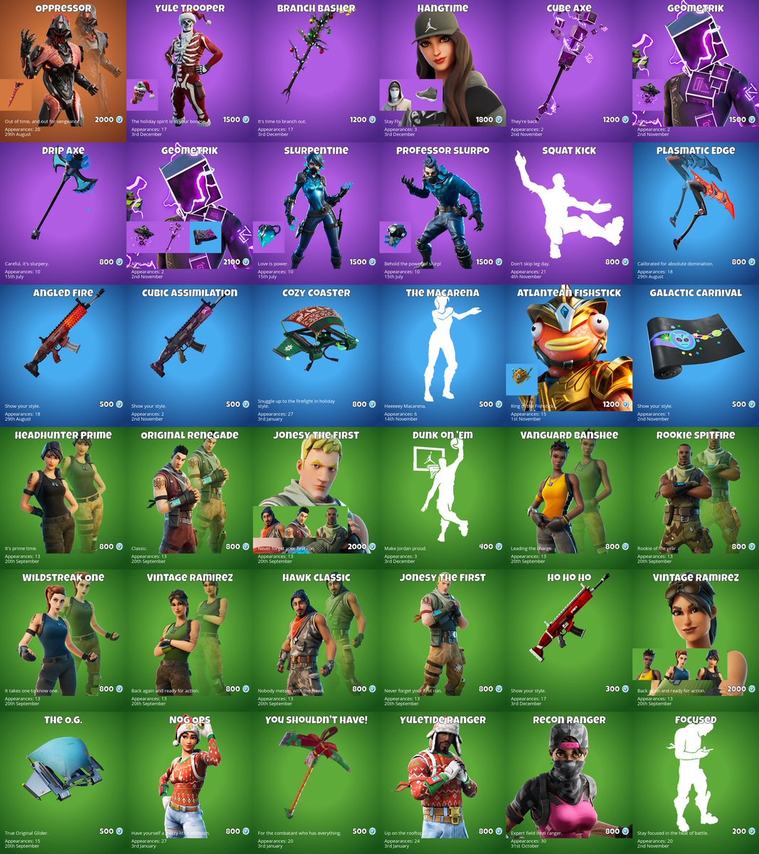 bot_wick's tweet image. Daily Shop (2021-12-4)