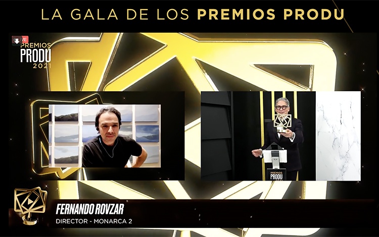 PRODU's tweet photo. Fernando Rovzar (@ElRovzar) de @thelemonstudios por #Monarca2, Mejor Serie Dramática: Increíble poder compartir nuestro contenido con el mundo. 📺💯 https://t.co/KTqPUkxUvy https://t.co/3ntcixUd4F