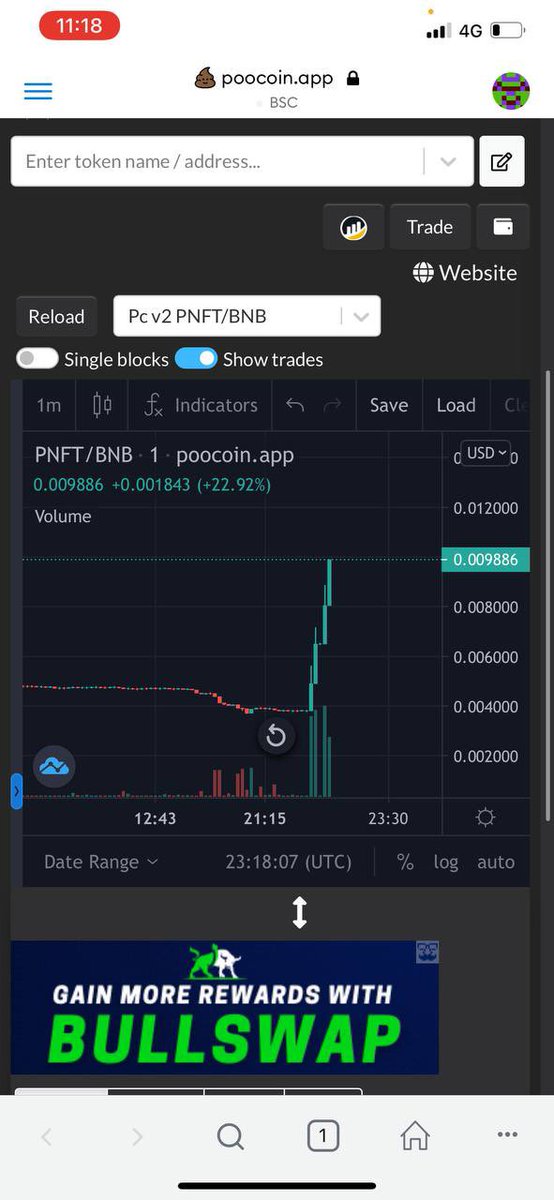 PawnMyNFT's tweet photo. We are getting back on track! Chart is looking so delicious! #ETH-Bridge is on its way #NFT Advertising platform is live! #NFT lending platform is on its way! We are just getting started!

#bsc #BSC #crypto #DeFi https://t.co/aHPAxrSAIs