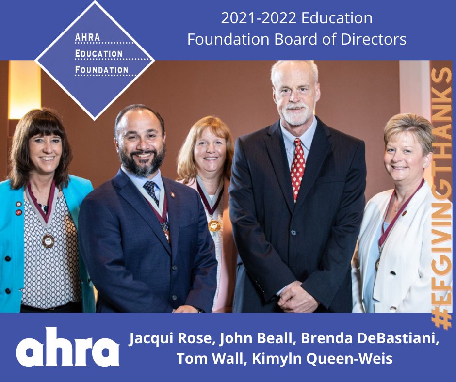 ahraonline's tweet photo. Last, but certainly not least, thank you to the #AHRA Education Foundation Board of Directors for your commitment and service to the Education Foundation, AHRA, and medical imaging community. Your leadership makes the tremendous work of the EF possible. #EFGivingThanks https://t.co/ENDuZ0gL2T