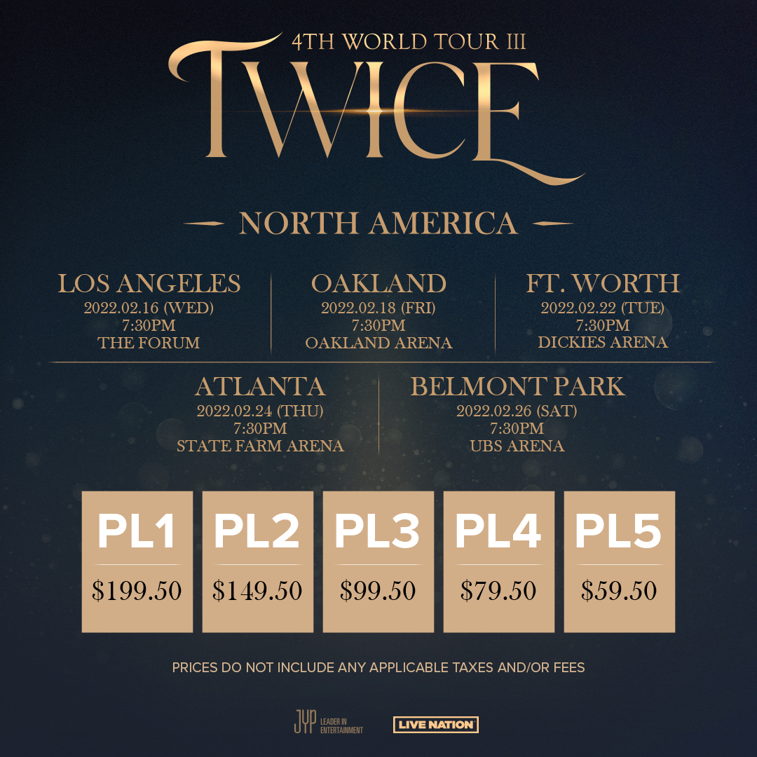 The Kia Forum Twice Jypetwice 4th World Tour Ticket Details Tickets On Sale Friday 12 10 At 3pm Pt Also Check Out T Co Hvcnptpmea For Vip Package Details Don T Miss