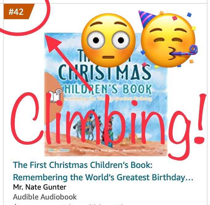 As of right now, #42 on Amazon Audiobooks for Best Sellers in Religious Fiction for Children: amzn.to/3pqFKcD (scroll down) ... The more people buy in a certain time, the more it goes up and shows to other shoppers!

#childrensaudiobook #CHILDRENSBOOK  #Christmas