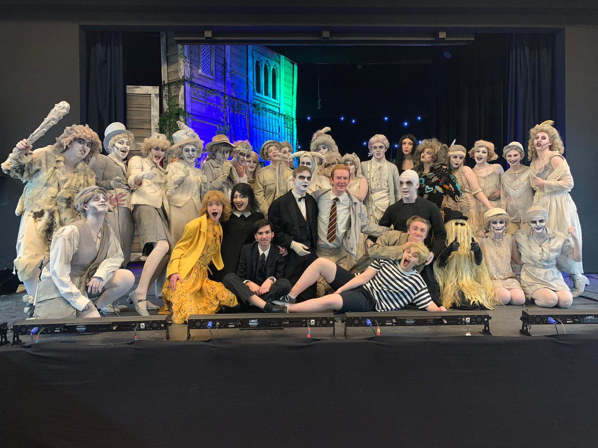 WE DID IT! Honestly, what a night, what a run and what a cast! Team Musical could not be prouder of this “un” happy bunch! #addamsfamily  #musical #thearts