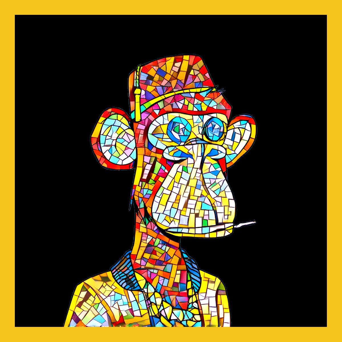 artistmurati's tweet photo. 😊Added 15 more pieces to the "Bored Ape Arts" collection (#106-#120).

They will be in the #BinanceNFT marketplace after a few hours of review.

Collection👉https://t.co/EL7omnuEin

#NFTs #nftart #NFTartists #nftcollectors #NFTCommunity #Binance #NFTcollection #BAYC #art #BAARTS https://t.co/7mf7FigUlI