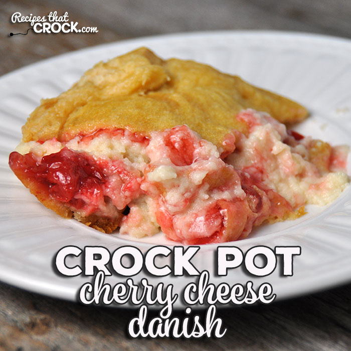 Crock Pot Cherry Cheese Danish
