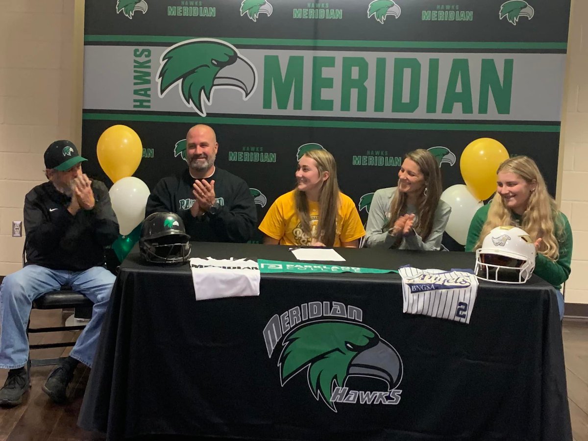 ad_meridian's tweet photo. Congratulations Katy Hendricks on your big signing day! Youโre going to knock-it out of the PARK as a Cobra ๐ #WeAreMeridian #pcsoftball #cobrapride https://t.co/cqS96cupcC