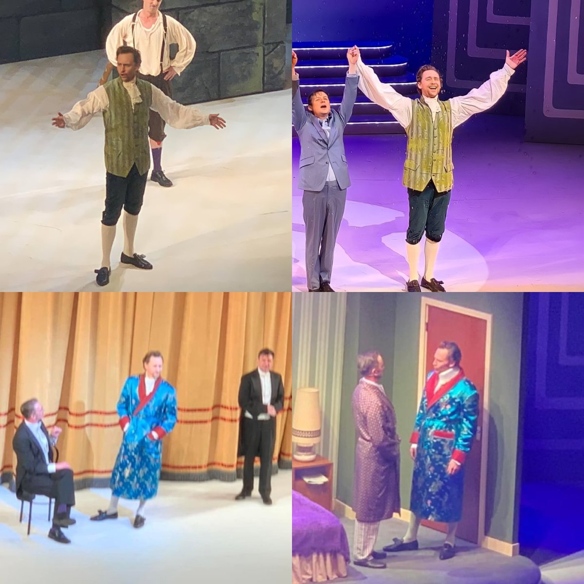 updatesofTH_'s tweet image. Tom Hiddleston today (03) performing in the play 'The Play What I Wrote' at the Birmingham Repertory Theatre, London.
#TomHiddleston