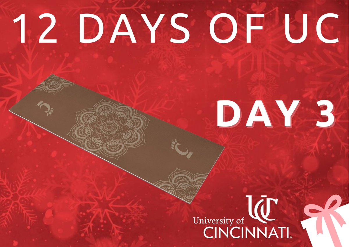 Another #12DaysofUC giveway! Want to win this this <a href="/VictoryTailgate/">Victory Tailgate</a> yoga mat? RT for your chance to win! Or find it here: victorytailgate.com/product/1411117