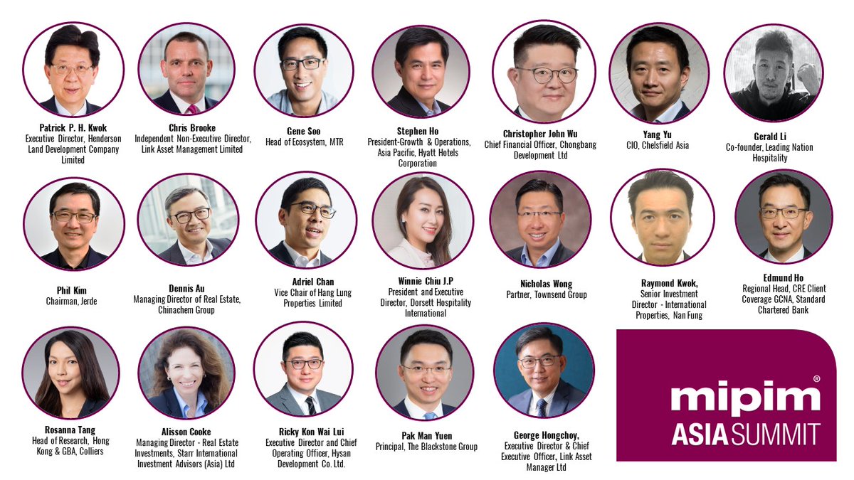 MIPIMWorld's tweet photo. #MIPIMAsia Summit is starting on December 7th at Grand Hyatt, Hong Kong.

Real estate decision makers from across Asia Pacific and beyond will meet to discuss challenges with #resilience as a new mind-set for investment strategies.

Discover the programme: https://t.co/v9uKhxyfLE https://t.co/Eu5d2aySvx