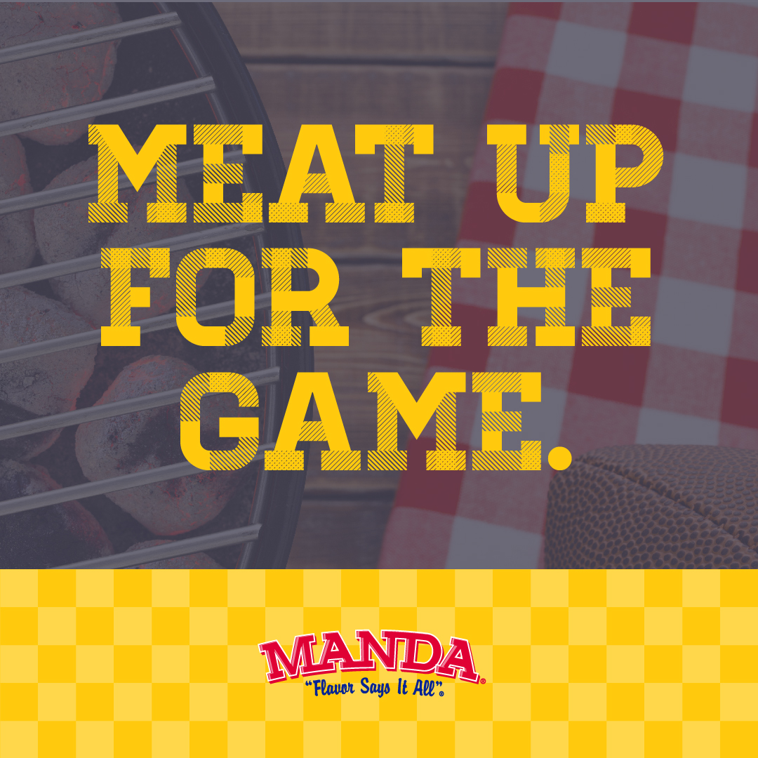 MandaFineMeats's tweet photo. Let’s meat up for the game! Our spicy, savory sausage sizzling on the grill is a gridiron tradition. And a real game changer. Manda fans know it’s the only way to kick off a tailgate. https://t.co/Hw1Qozh26R