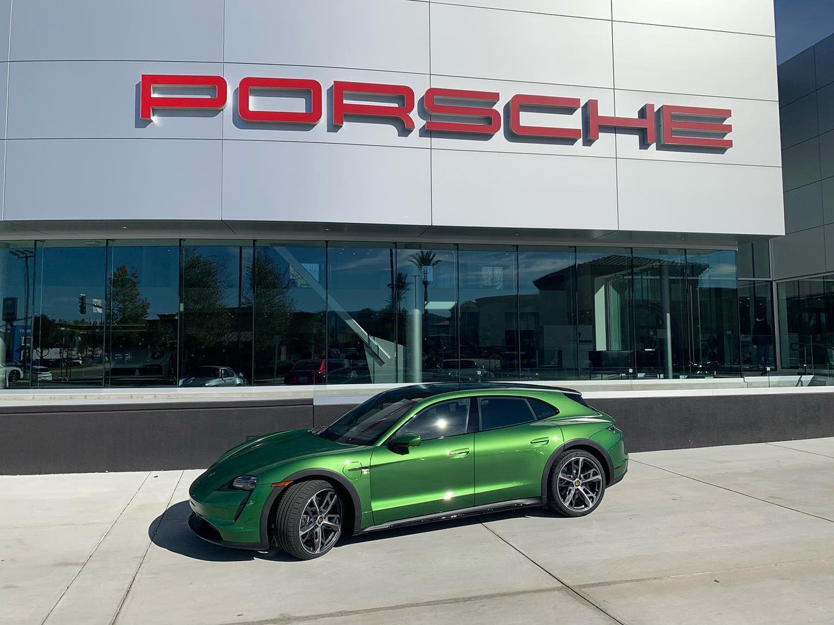 PorscheSCV's tweet photo. @toddkesslersellscars

Another ordered Porsche has arrived and left to its new home! Emin and I have been following this 2022 Porsche Taycan Cross Turismo for about 7 months now. Today I delivered it to Sherman Oaks where it will be his forever Porsche!

#porschesantaclarita https://t.co/1CSFLnurJY